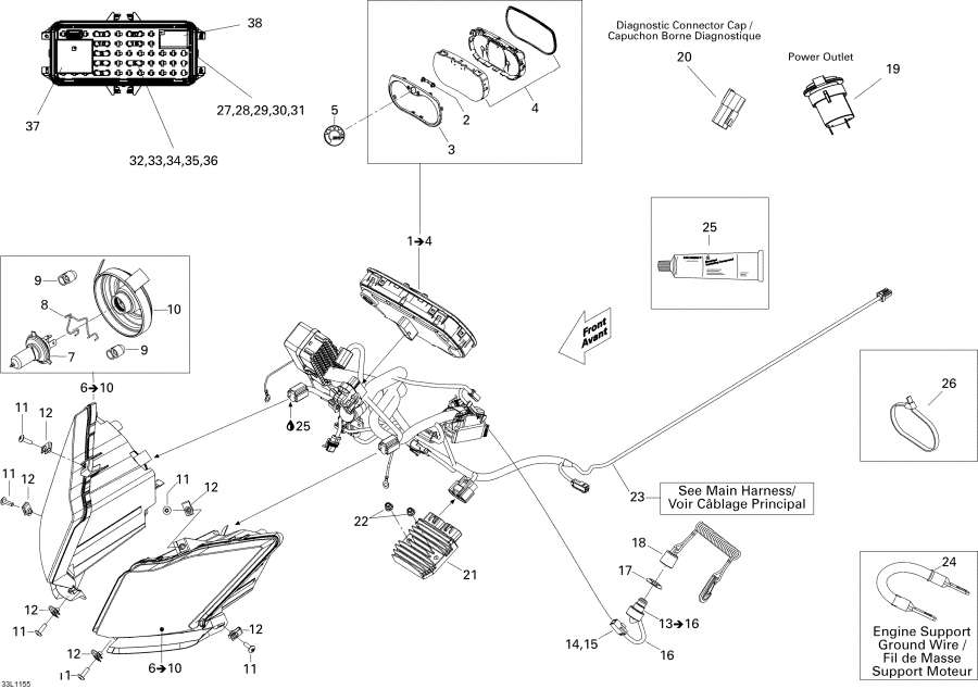 Схема узла 10- Электрика System (10- Electrical System)