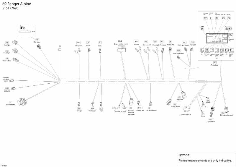 Схема узла 10- Электрика - Жгут Проводов (10- Electrical Harness)