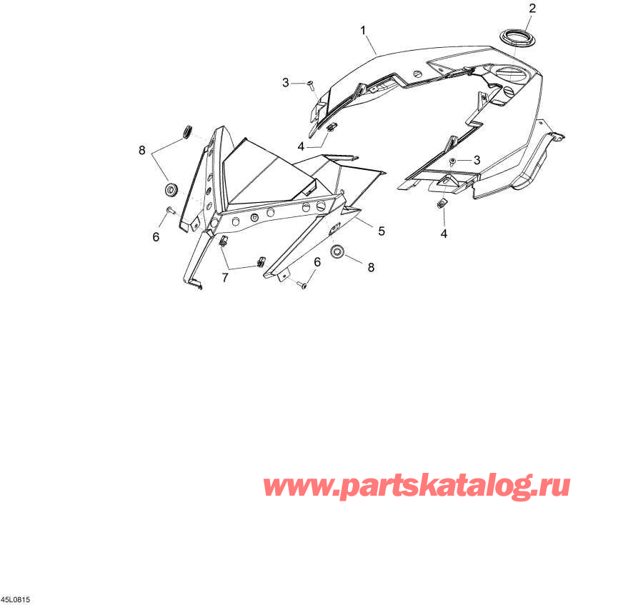 Схема узла 09- Ветровое Стекло И Console (09- Windshield And Console)