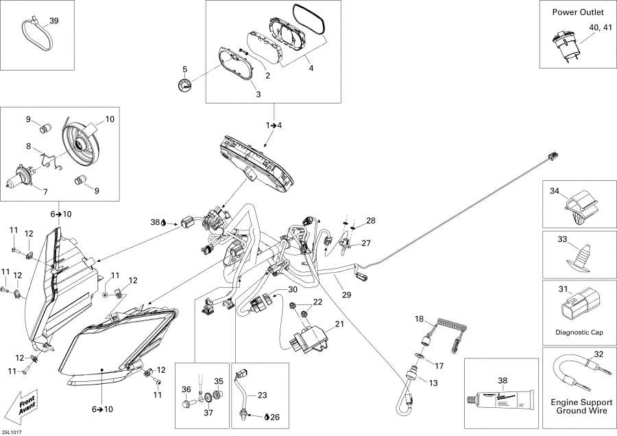 Схема узла 10- Электрика System (10- Electrical System)