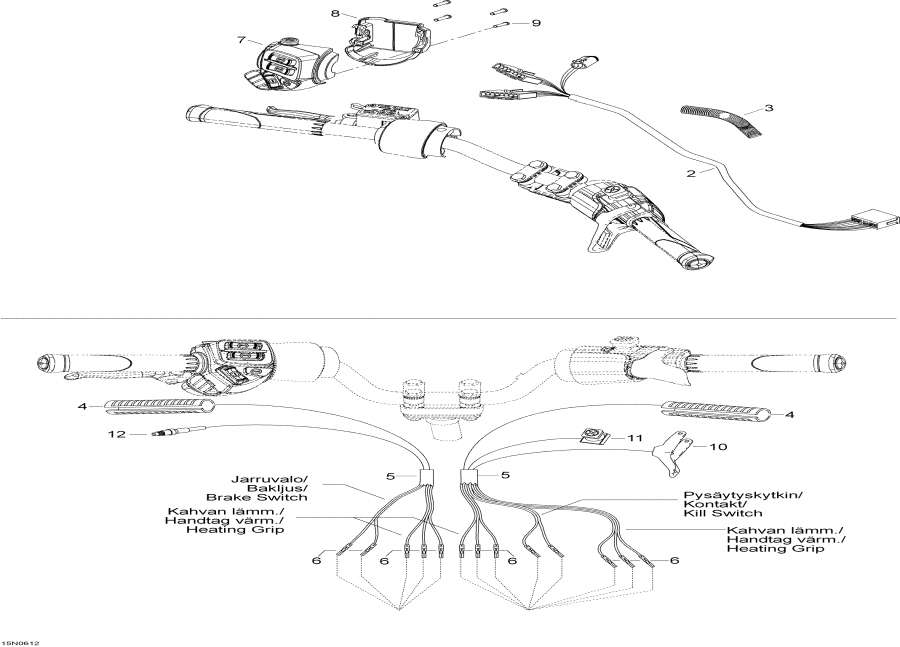 Схема узла 10- Рулевая Система Жгут Проводов (10- Steering Harness)