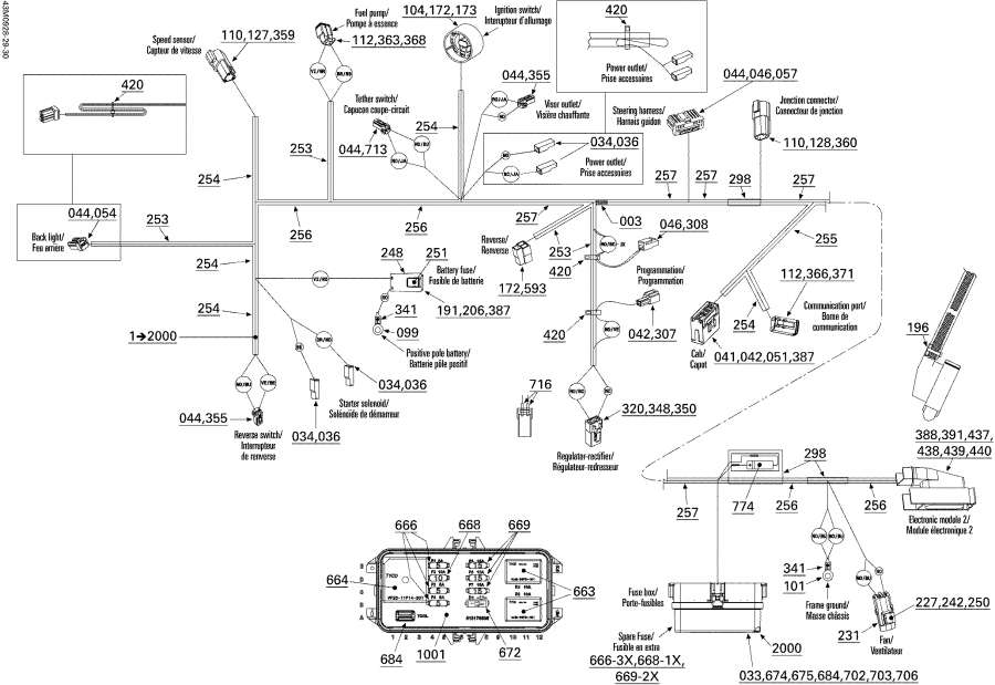 Схема узла 10- Электрика - Жгут Проводов (10- Electrical Harness)