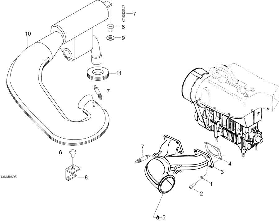 Схема узла 01- Выхлопная Система (01- Exhaust System)