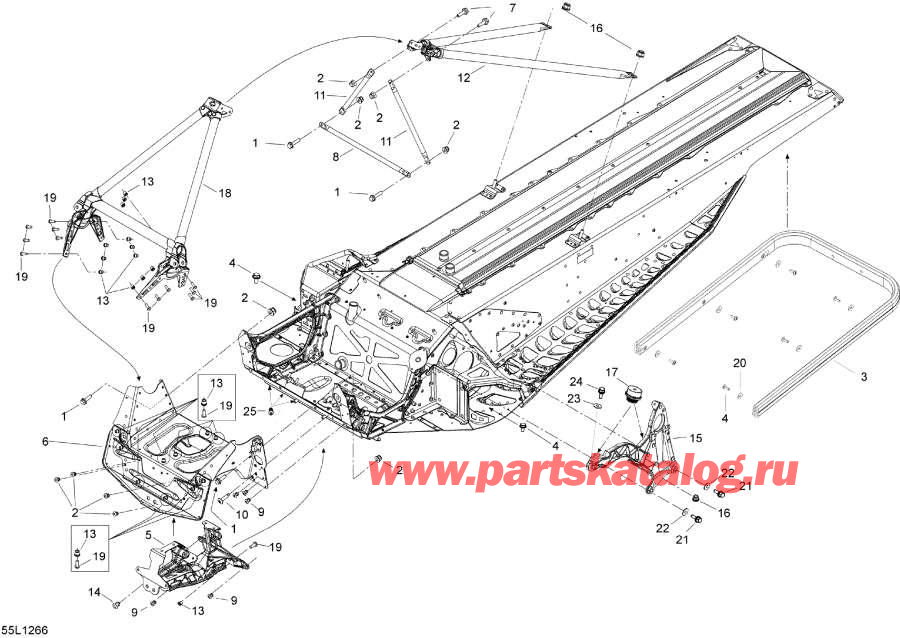 Схема узла 09- Рама И Components (09- Frame And Components)
