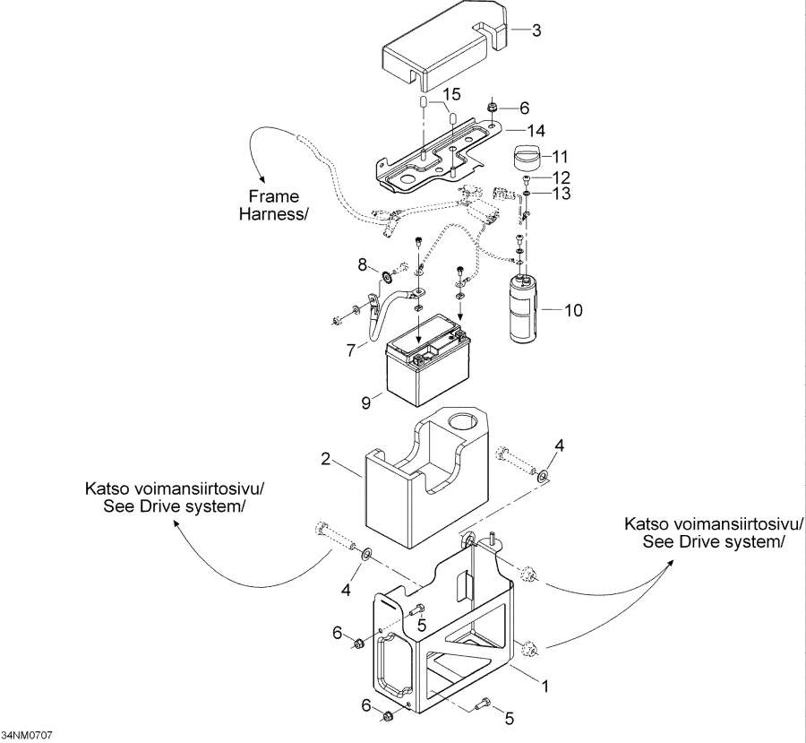 Схема узла 10- Электрика System (10- Electrical System)