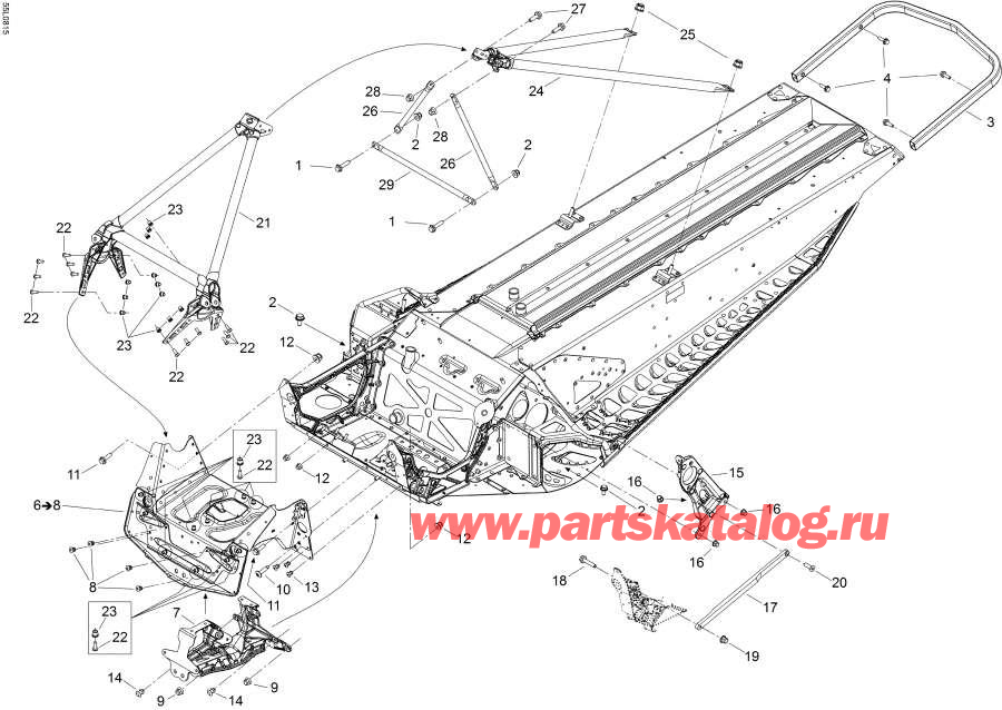 Схема узла 09- Рама И Components (09- Frame And Components)