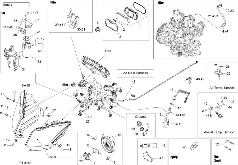 Схема узла 10- Электрика System (10- Electrical System)