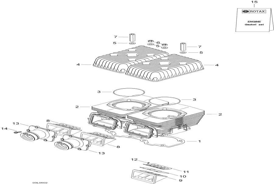 Схема узла 01- Цилиндр И Головка Блока Цилиндра (01- Cylinder And Cylinder Head)