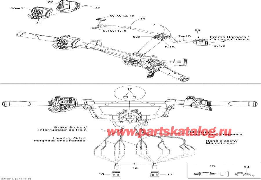 Схема узла 10- Рулевая Система Wiкольцо Жгут Проводов (10- Steering Wiring Harness)