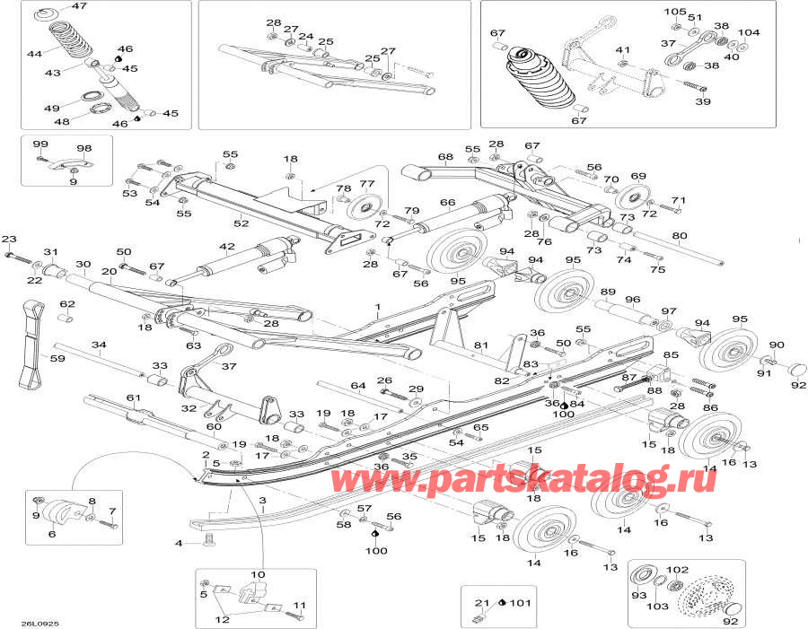 Схема узла 08- Задняя Подвеска (08- Rear Suspension)