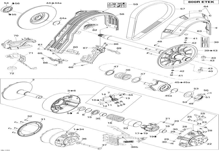 Схема узла 05- Шкив System (05- Pulley System)