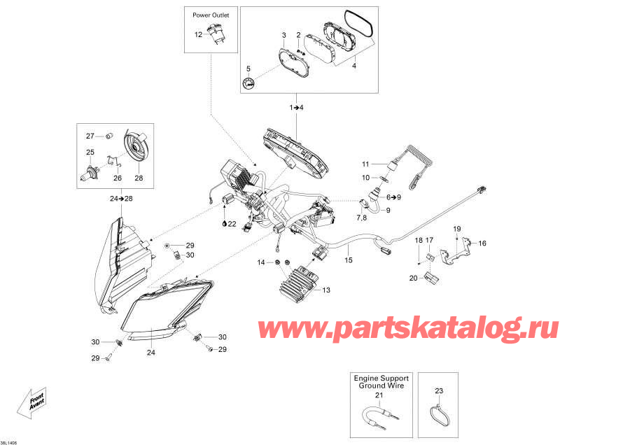 Схема узла 10- Электрика System (10- Electrical System)