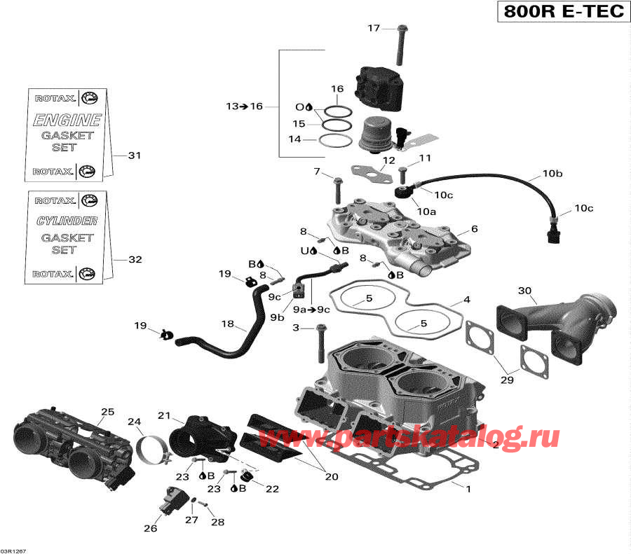 Схема узла 01- Цилиндр И Injection System (01- Cylinder And Injection System)