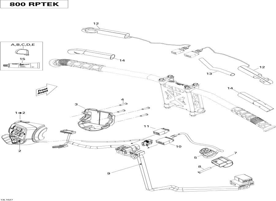 Схема узла 10- Рулевая Система Wiкольцо Жгут Проводов (10- Steering Wiring Harness)