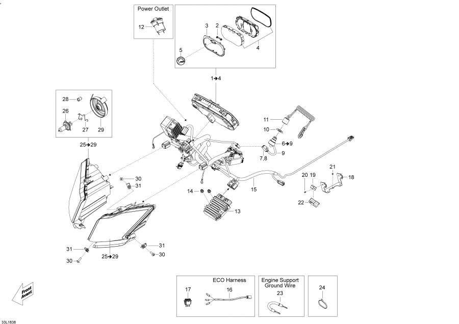 Схема узла 10- Электрика System (10- Electrical System)