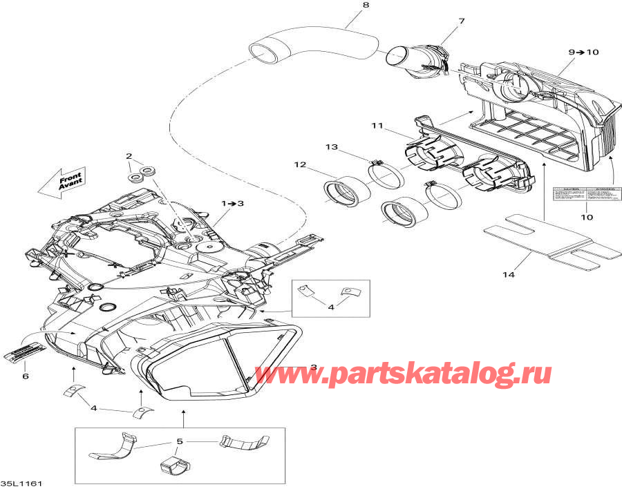 Схема узла 02- Air Система Впуска System (02- Air Intake System)