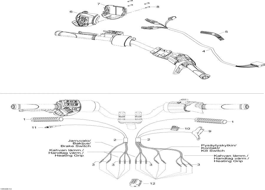 Схема узла 10- Рулевая Система Жгут Проводов (10- Steering Harness)