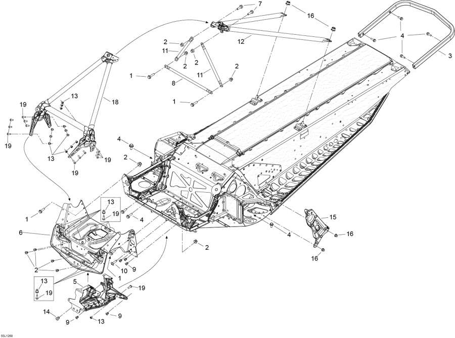 Схема узла 09- Рама И Components (09- Frame And Components)