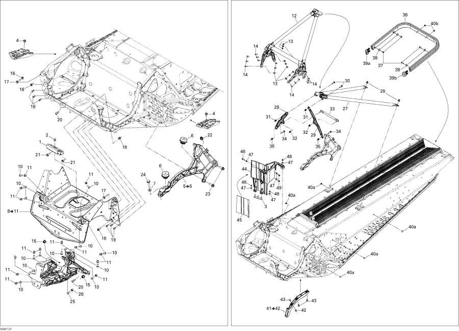 Схема узла 09- Рама И Components (09- Frame And Components)