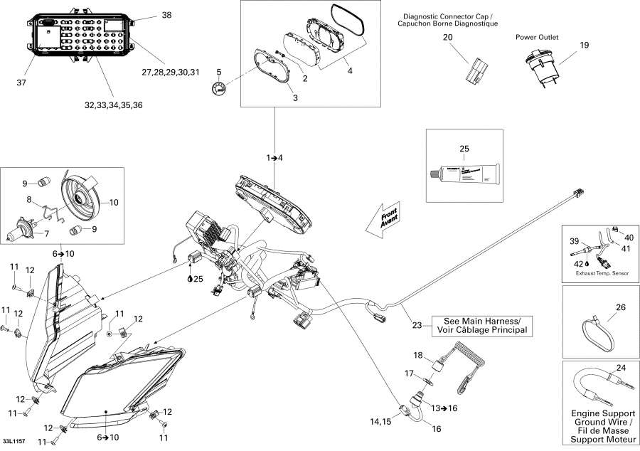 Схема узла 10- Электрика System (10- Electrical System)