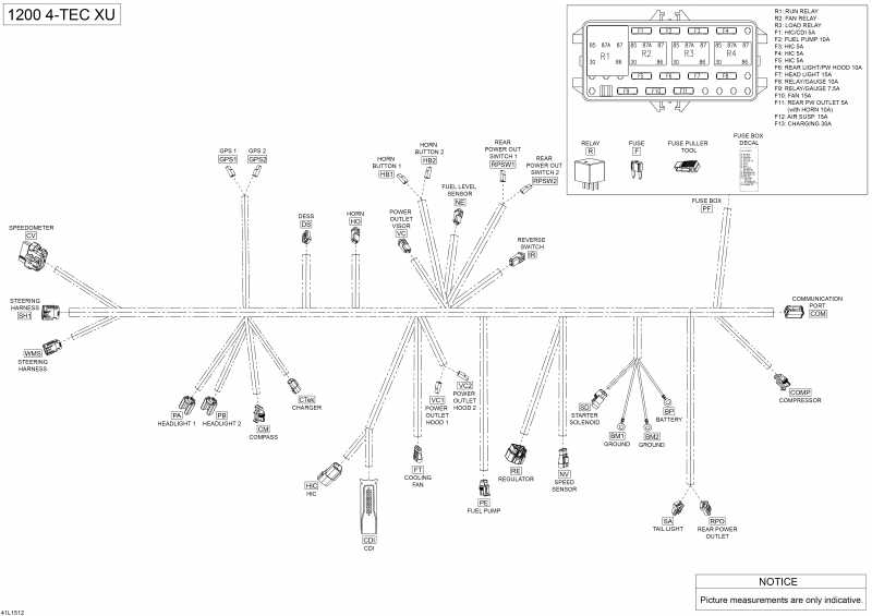 Схема узла 10- Электрика - Жгут Проводов (10- Electrical Harness)