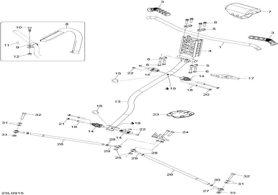 Схема узла 07- Рулевая Система System (07- Steering System)