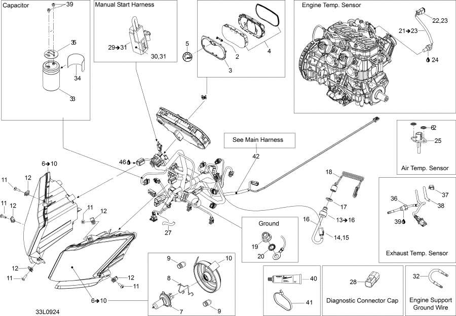 Схема узла 10- Электрика System (10- Electrical System)