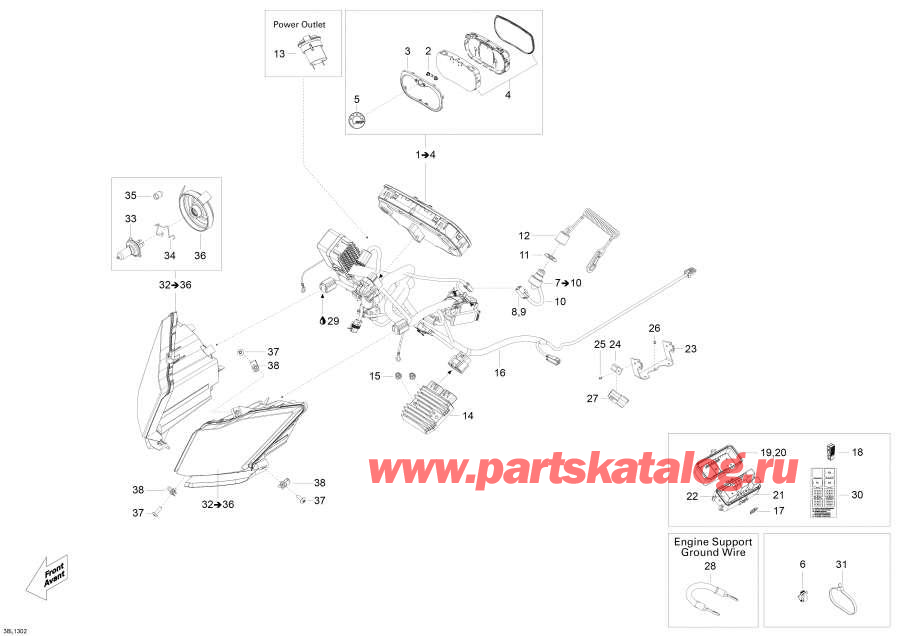 Схема узла 10- Электрика System (10- Electrical System)