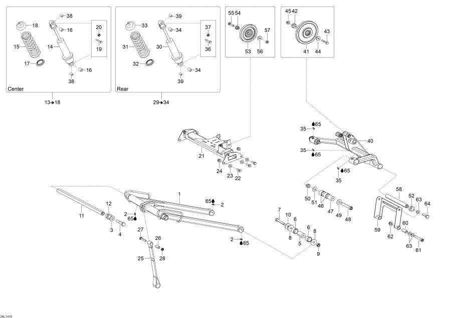 Схема узла 08- Задняя Подвеска (08- Rear Suspension)