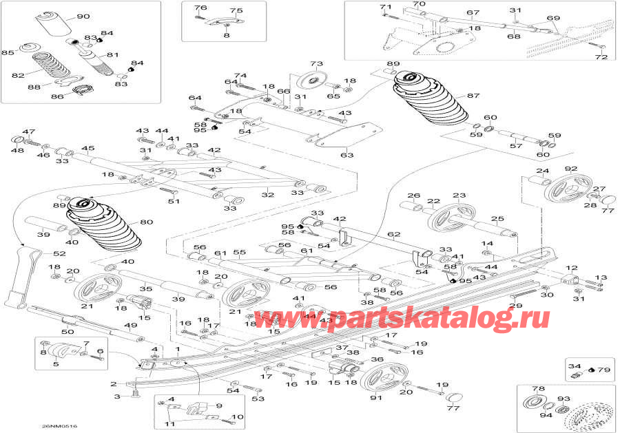 Схема узла 08- Задняя Подвеска (08- Rear Suspension)