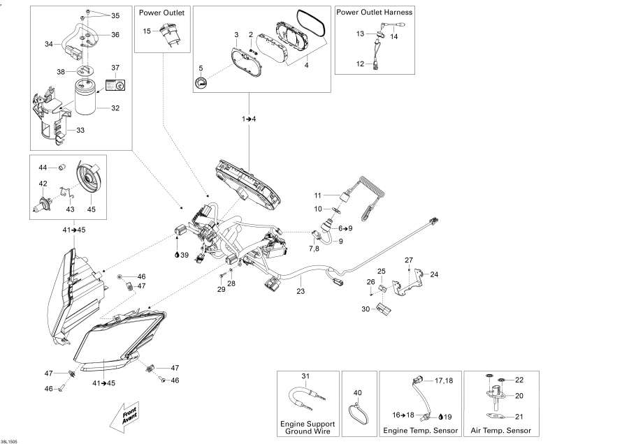 Схема узла 10- Электрика System (10- Electrical System)