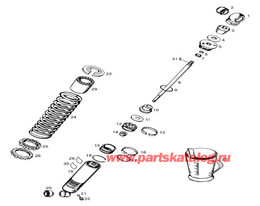 Схема узла 08- Задняя Подвеска (08- Rear Suspension)