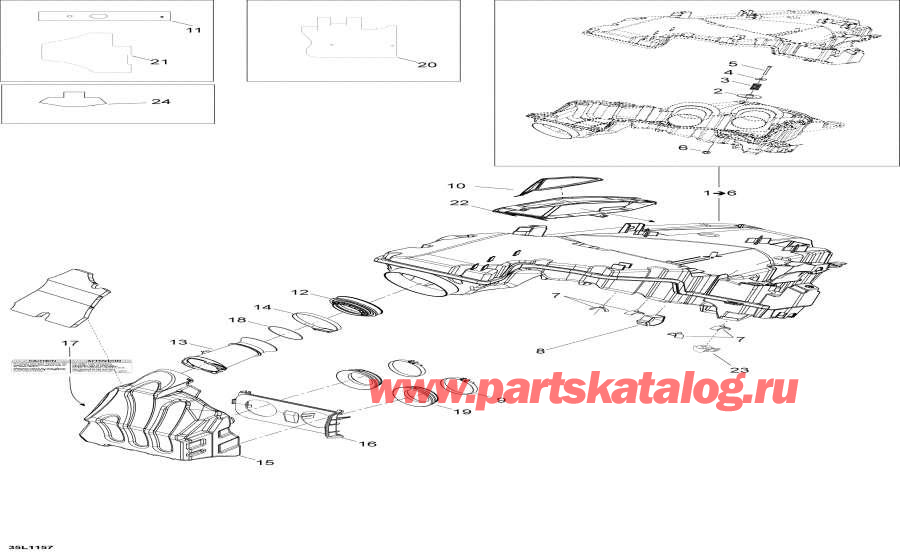 Схема узла 02- Air Система Впуска System (02- Air Intake System)
