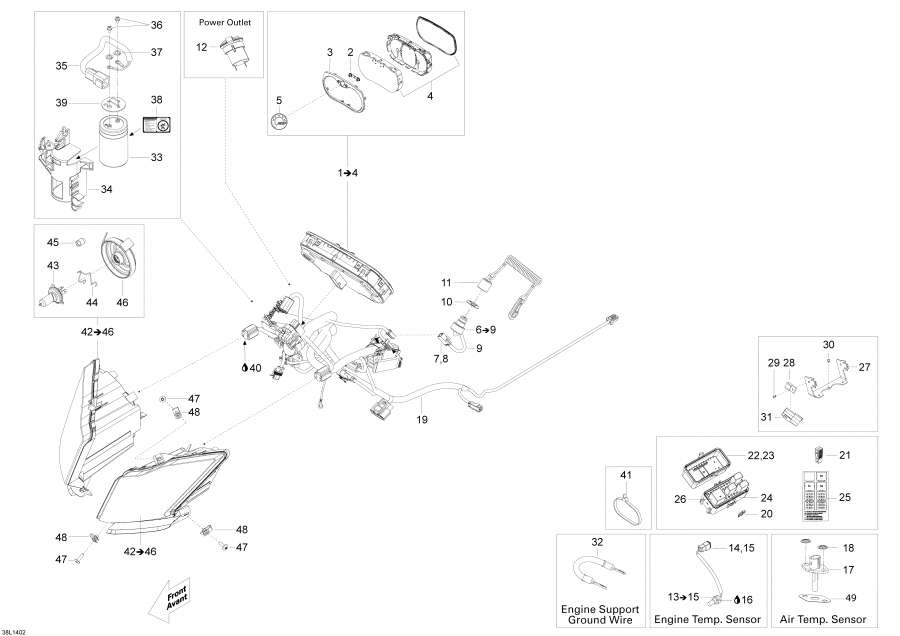 Схема узла 10- Электрика System (10- Electrical System)