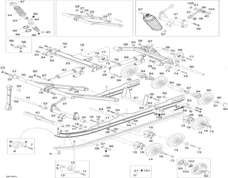 Схема узла 08- Задняя Подвеска (08- Rear Suspension)