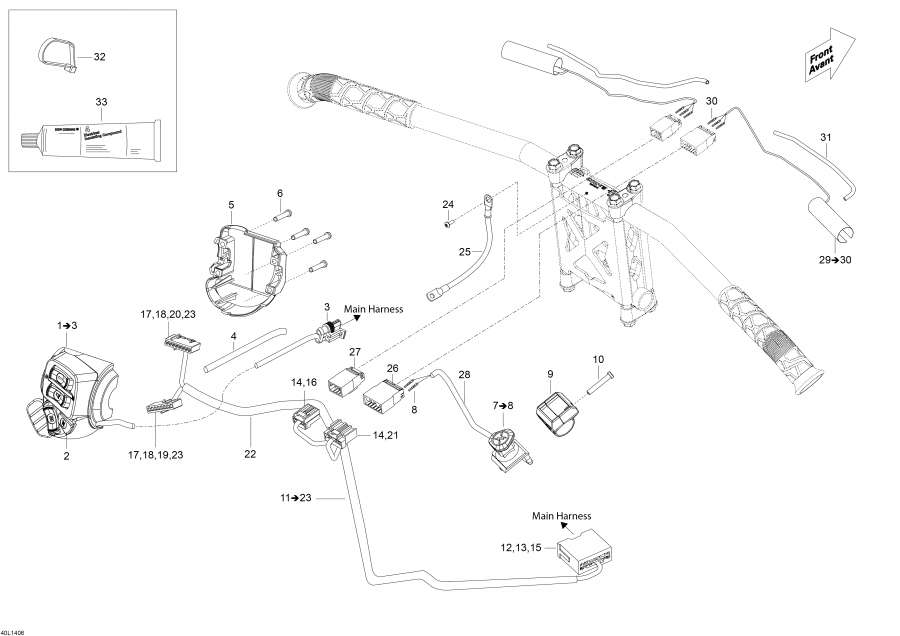 Схема узла 10- Рулевая Система Wiкольцо Жгут Проводов (10- Steering Wiring Harness)