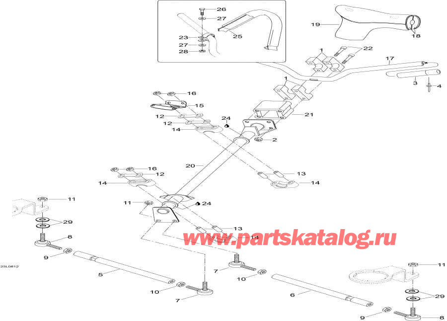 Схема узла 07- Рулевая Система System (07- Steering System)