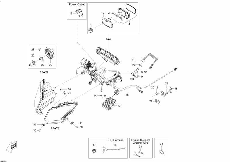 Схема узла 10- Электрика System (10- Electrical System)