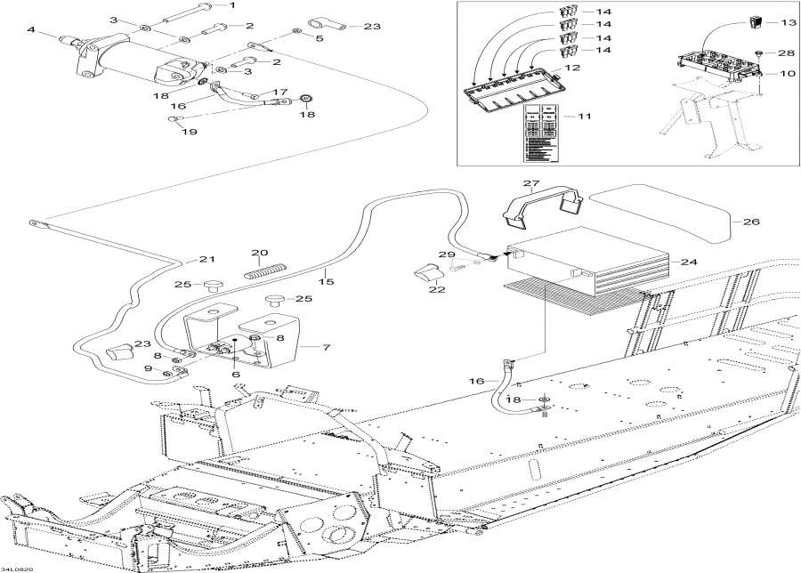 Схема узла 10- Электрика System (10- Electrical System)