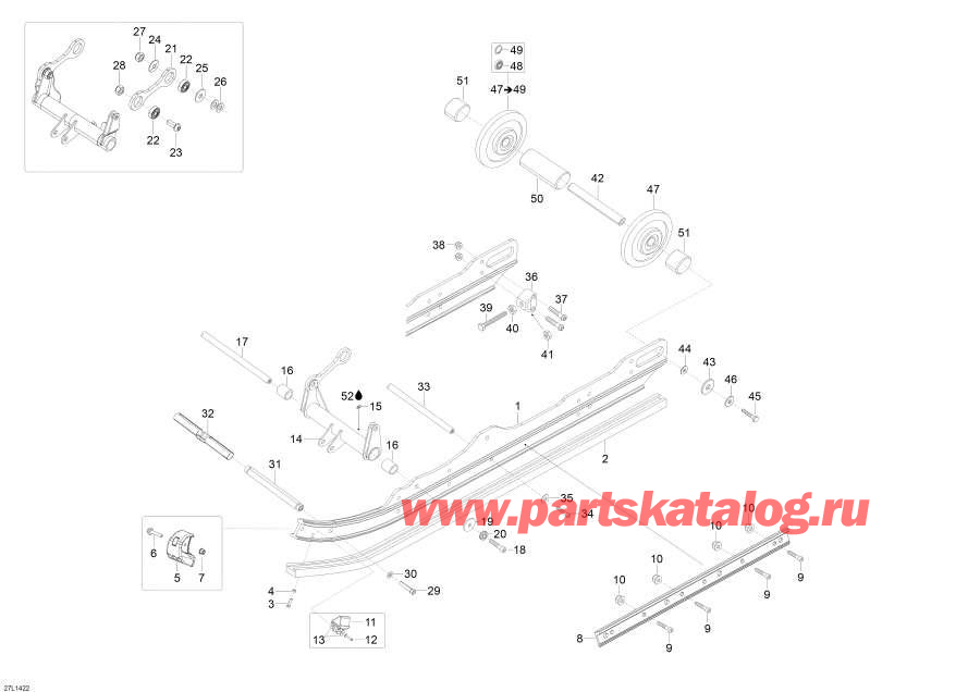 Схема узла 08- Задняя Подвеска (08- Rear Suspension)