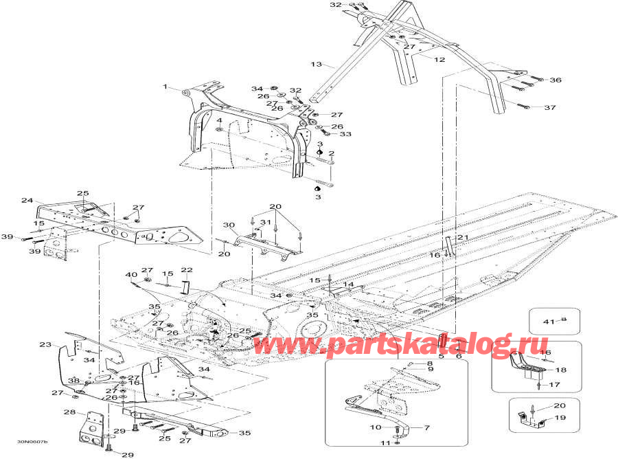 Схема узла 09- Рама И Components (09- Frame And Components)