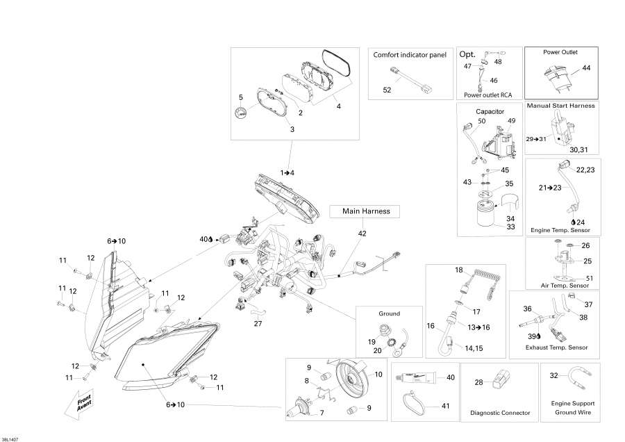 Схема узла 10- Электрика System (10- Electrical System)