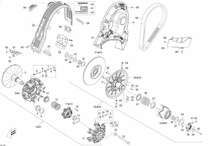 Схема узла 05- Шкив System (05- Pulley System)