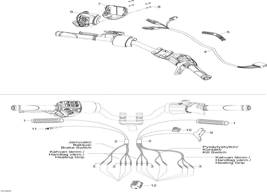 Схема узла 10- Рулевая Система Жгут Проводов (10- Steering Harness)
