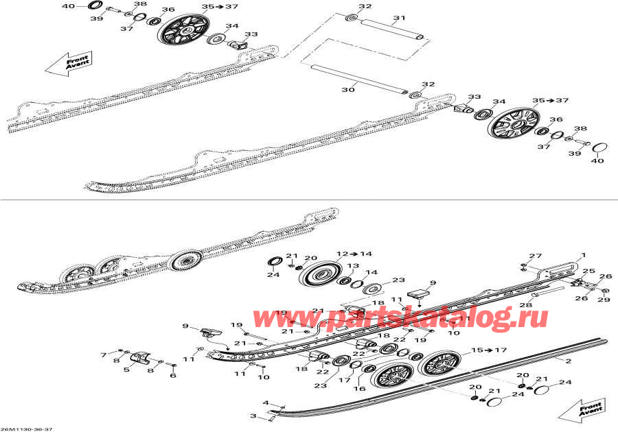 Схема узла 08- Задняя Подвеска (08- Rear Suspension)
