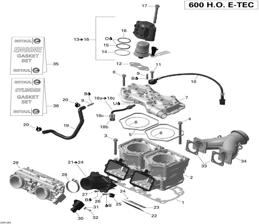 Схема узла 01- Цилиндр И Injection System (01- Cylinder And Injection System)