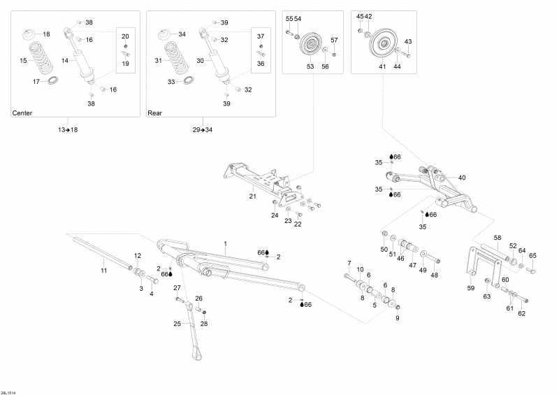 Схема узла 08- Задняя Подвеска (08- Rear Suspension)