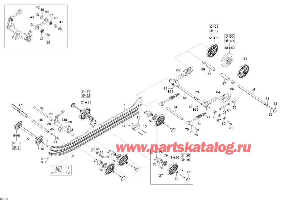 Схема узла 08- Задняя Подвеска (08- Rear Suspension)