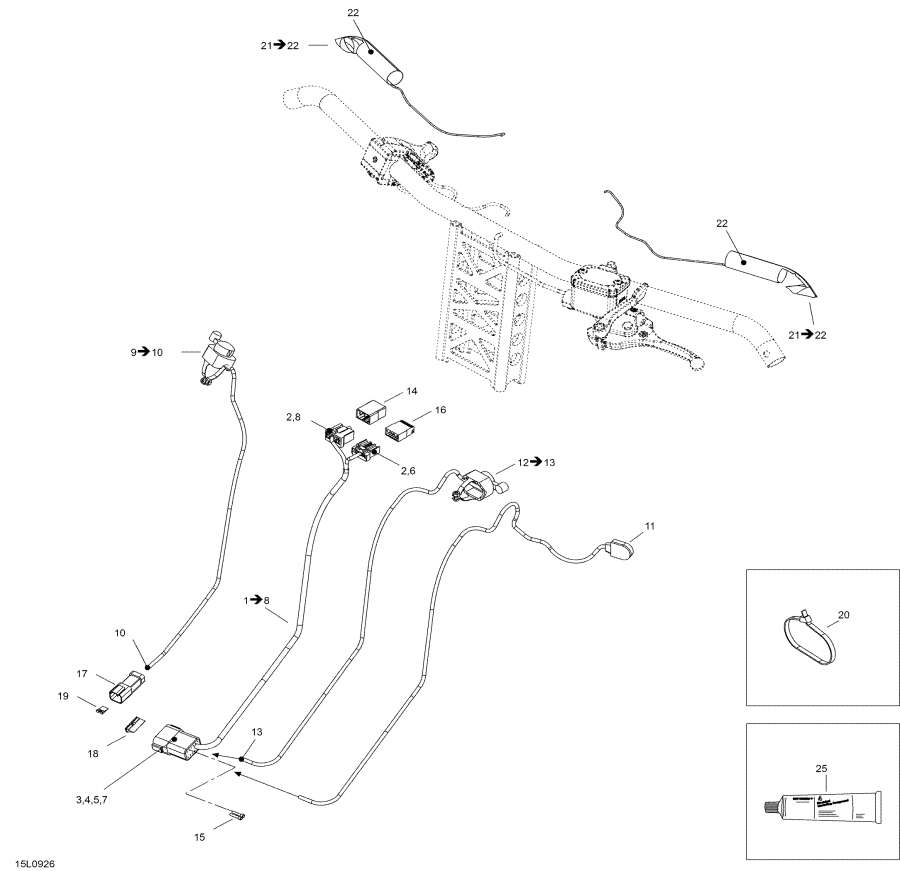 Схема узла 10- Рулевая Система Жгут Проводов (10- Steering Harness)