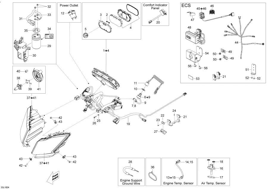 Схема узла 10- Электрика System (10- Electrical System)